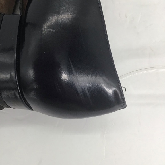 Stuart Weitzman Myguy Leather Loafer Casual Career Black Made in Spain size 8M - Picture 6 of 10